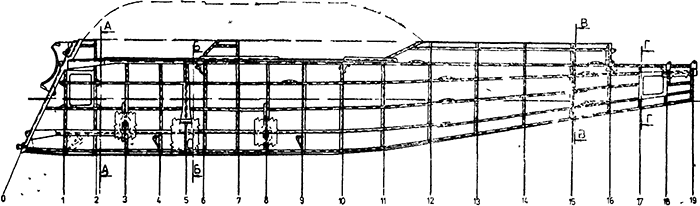 Каркас фюзеляжа самолета Як-52