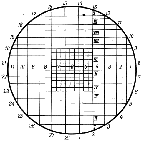 Схема купола парашюта С-4