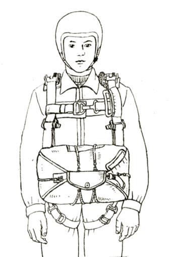 Общий вид раскрытого парашюта З-5